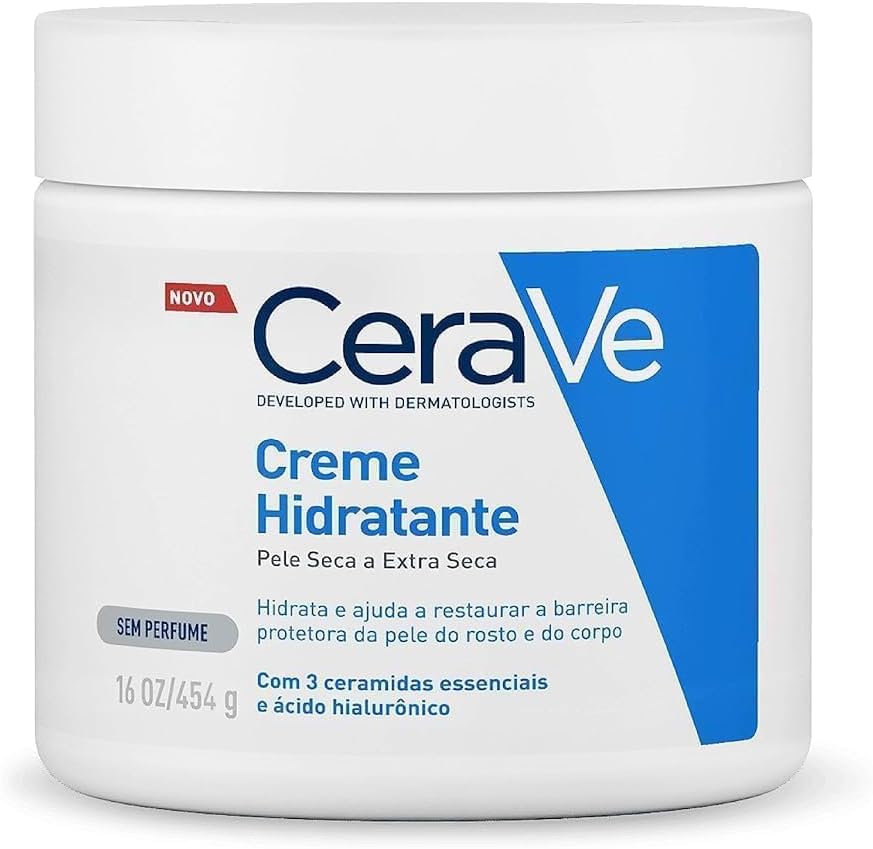CeraVe, Creme Hidratante Corporal, com textura Cre...