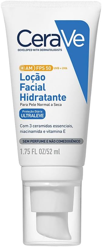 CeraVe, Loção Facial Hidratante, Fator de Proteção...